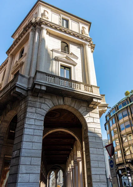 Forntida Arkitektur Staden Milano Italien — Stockfoto