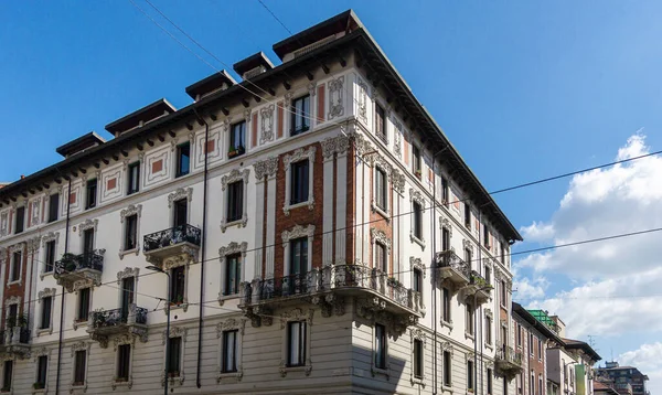 Architecture Ancienne Dans Ville Milan Italie — Photo