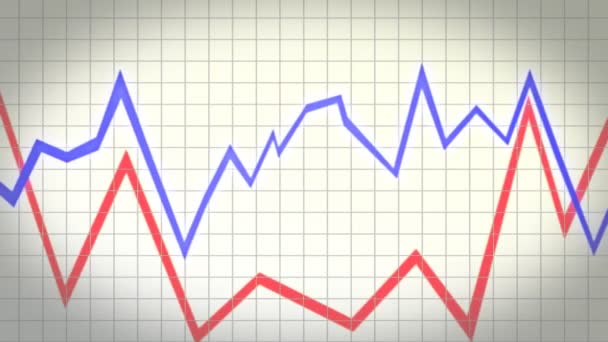 Animiertes Diagramm — Stockvideo