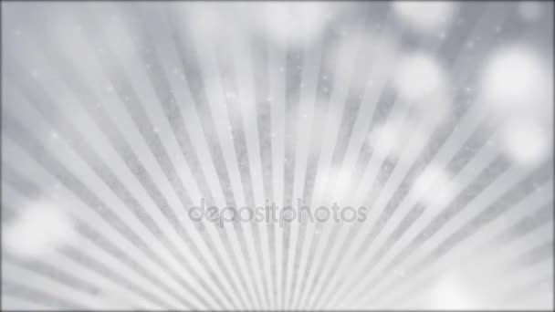 Schoon elegante abstracte sunburst bokeh achtergrond — Stockvideo