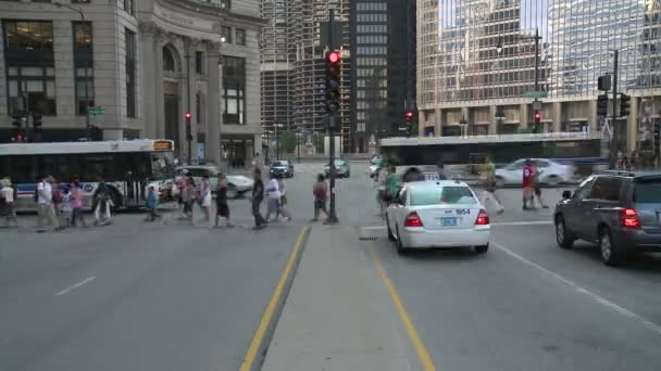 Chicago medyan şerit — Stok video
