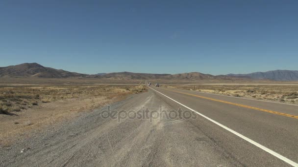 孤独的道路，在美国 — 图库视频影像