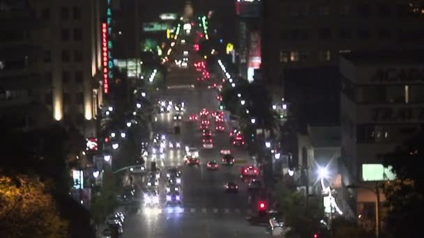 Centro strada time lapse — Video Stock