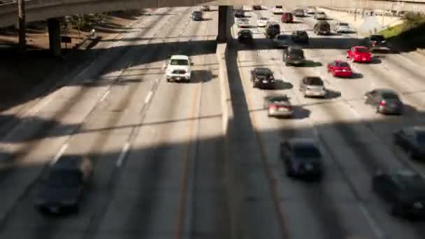 洛杉矶高速公路倾斜转移 tl — 图库视频影像