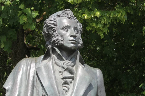 Pushkin, Minsk, Beyaz Rusya bir anıtıdır. 4 Haziran 2017