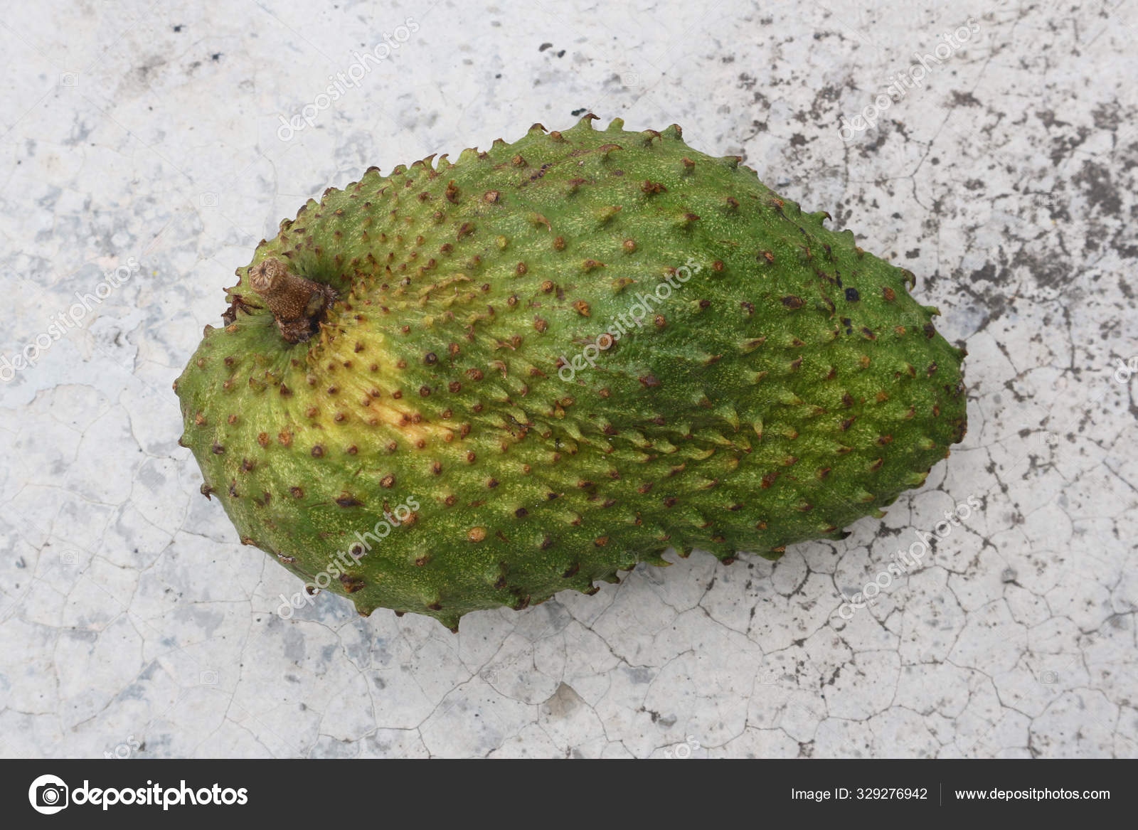 Annona Muricata Fruit Graviola Guyabano Soursop Guanabana Light Background Stock Photo Image By C D Odin 329276942