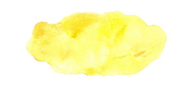 El çizimi sarı suluboya elips arkaplan, desenli sarı prin