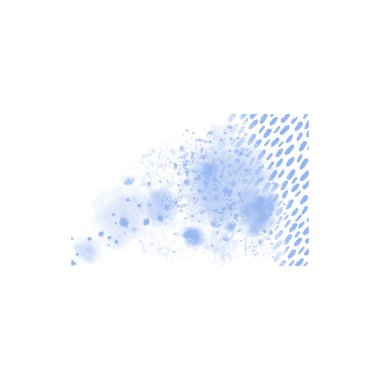 Raster illüstrasyon, benekler ve pudra