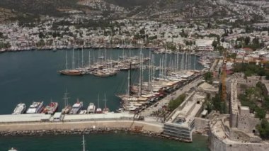 İHA saldırısı, Akdeniz manzarası, Bodrum, Türkiye