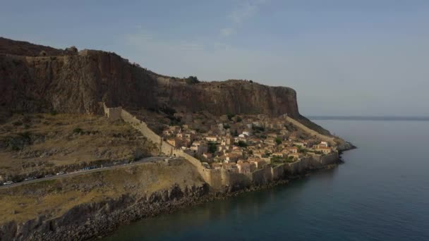 Vue de la mer de promenade en Grèce 