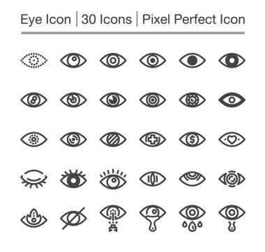 göz hattı Icon set 