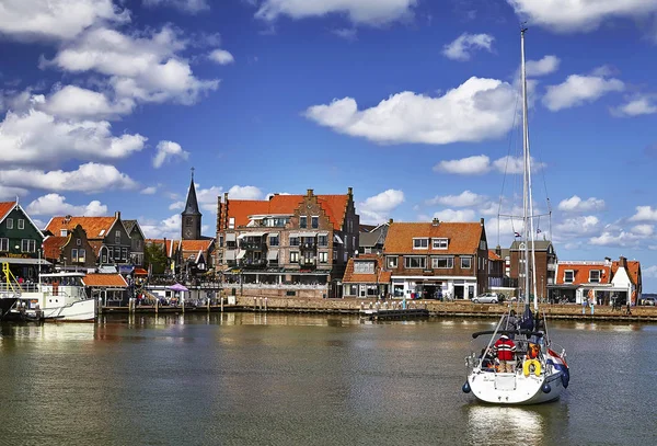 Harbour of Volendam, Netherlands. — Stock Photo, Image