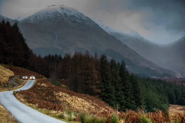 Offene Straße Durch Schottland — Stockfoto