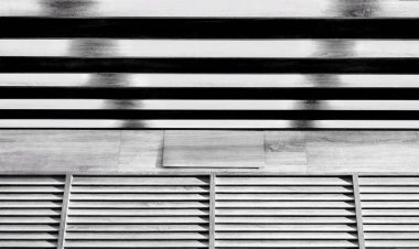 gölge ile siyah beyaz ahşap mağazası