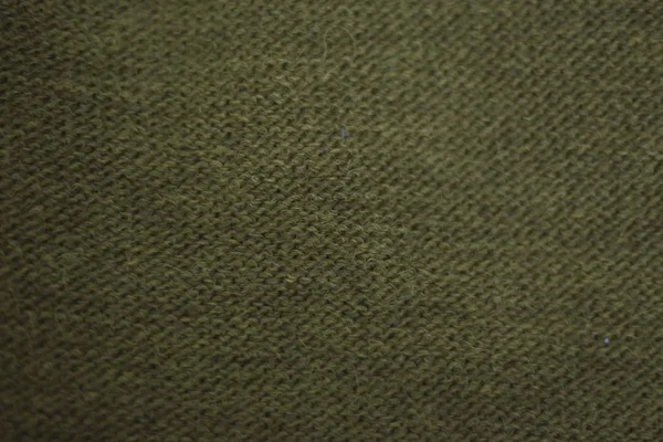Textura de lana verde tejido de punto como fondo —  Fotos de Stock