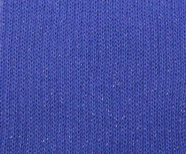 Textura melange azul con lentejuelas tejido de punto como fondo —  Fotos de Stock