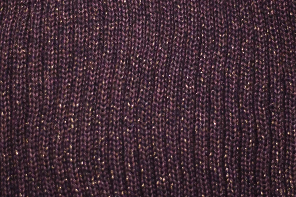 Texture marron avec paillettes et tricot comme fond — Photo