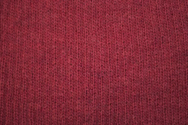 Textura roja tejido de punto de lana como fondo —  Fotos de Stock