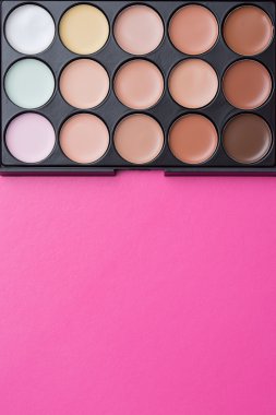 arka plan Dekoratif kozmetik pembe