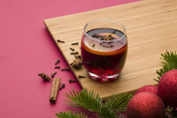 Vin chaud de Noël rouge — Photo