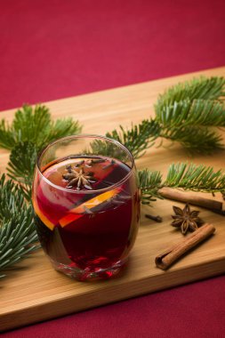 Noel mulled şarap kırmızı