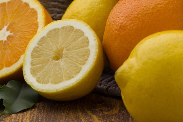 Citrus Fruits Closeup Image — Stock Photo, Image