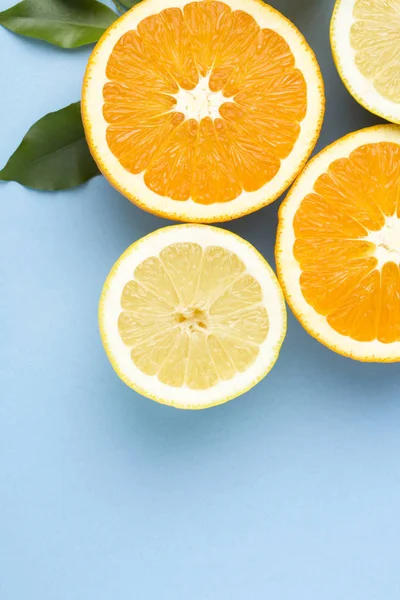 Fresh Citrus Fruits Background — Stock Photo, Image