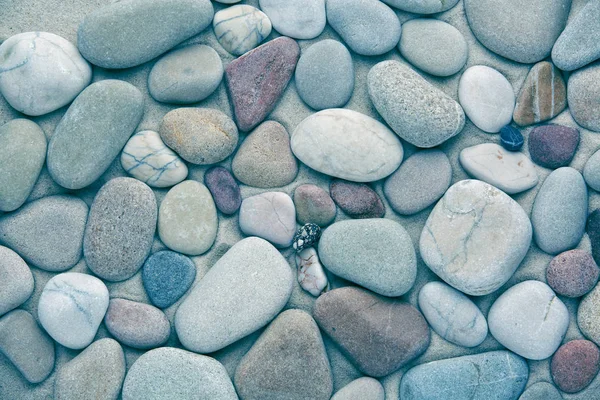 Stone pebbles background — Stock Photo, Image