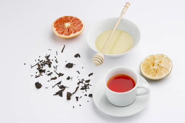 Čaj s medem — Stock fotografie