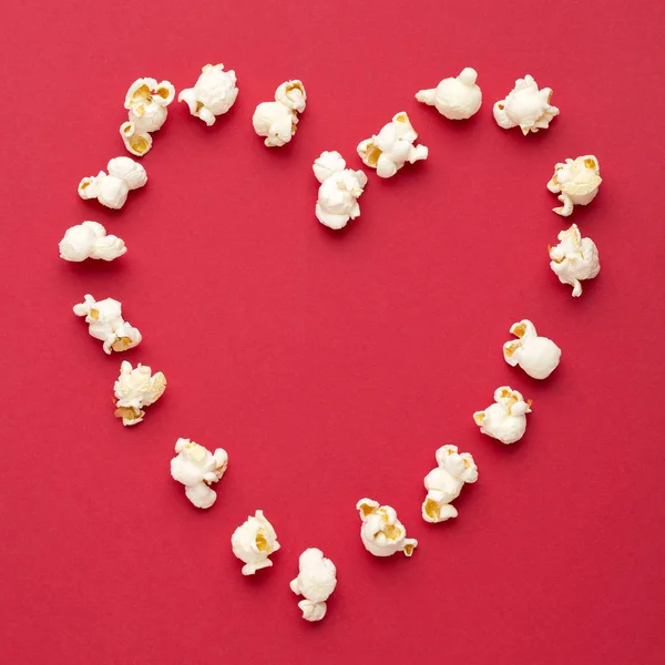 Love Cinema concept of popcorn