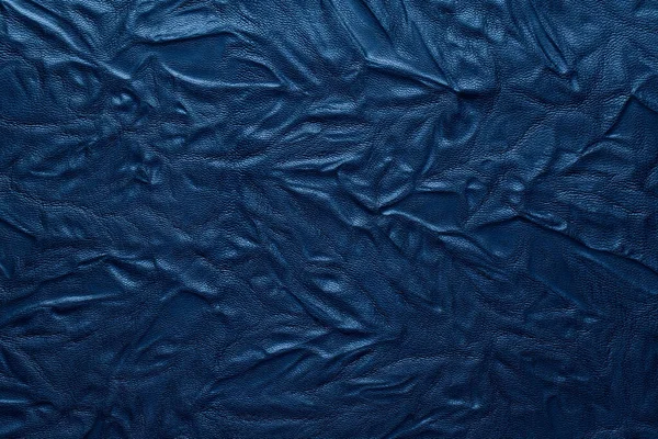 Texture Pelle Blu Uso Sfondi — Foto Stock