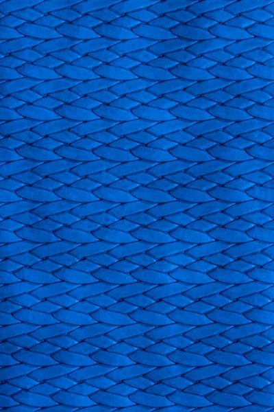 織りテクスチャ背景色青 — ストック写真