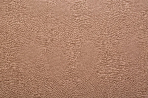 Leder Textur Hintergrund Beige Farbe — Stockfoto