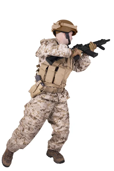 Soldat i uniform — Stockfoto