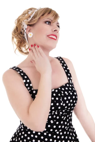 Klassieke blonde pin-up — Stockfoto