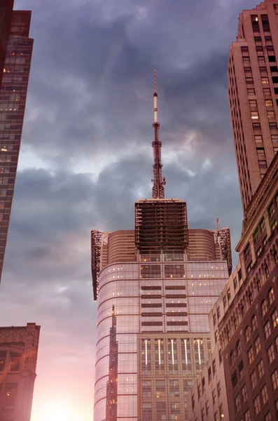 在纽约城摩天高楼 — 图库照片