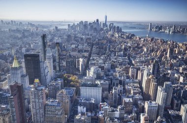 New York şehrinin silüeti