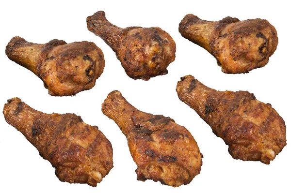 Baquetas de frango isoladas — Fotografia de Stock