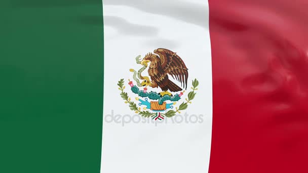 Bandera de México — Vídeos de Stock