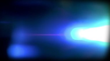 Gerçek ışık sızıntıları ve Bokeh - döngü 26 - mavi - hızlı