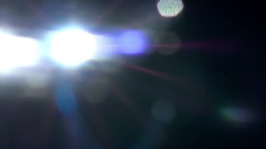 Gerçek ışık sızıntıları ve Bokeh - 21 - mavi - hızlı döngü