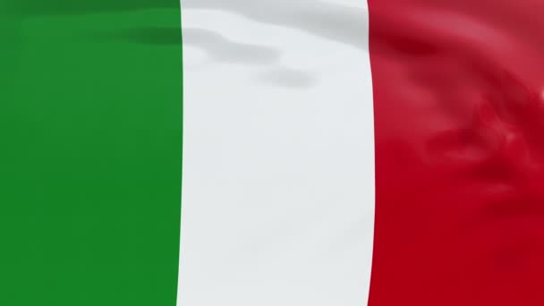 Flagge Italiens — Stockvideo