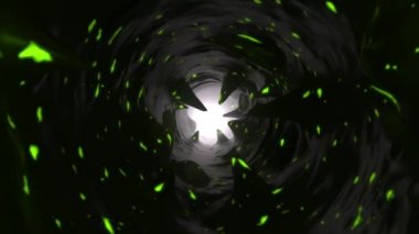 Cadılar Bayramı cehennem tünel döngü 01 - Biohazard yeşil