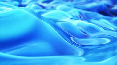 Soyut arkaplan kıvrımlı sıvı mürekkep mavisi ve alan derinliği