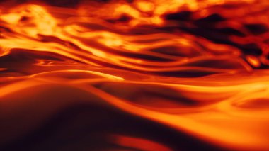 Soyut lav arkaplanı, parlak turuncu eğimli çizgiler