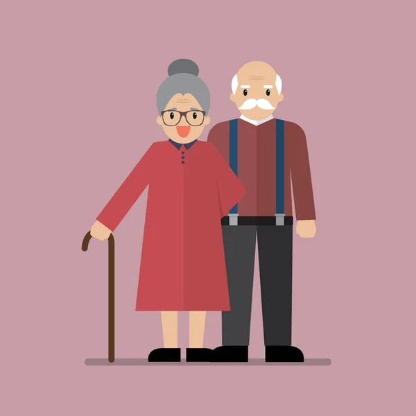 Yaşlı üst düzey yaş kaç — Stok Vektör