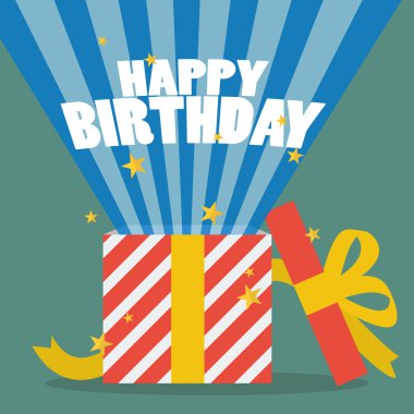 Bir hediye kutusu ile mutlu yıllar