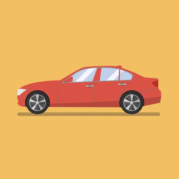 Arabayı düz simgesi — Stok Vektör