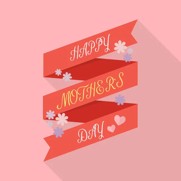 Happy Mothers Day card — Stock Vector