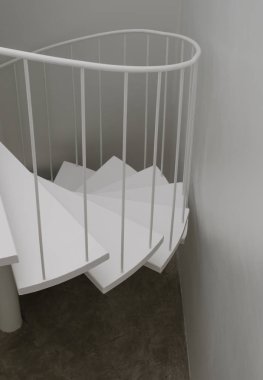 Sarmal merdiven detay